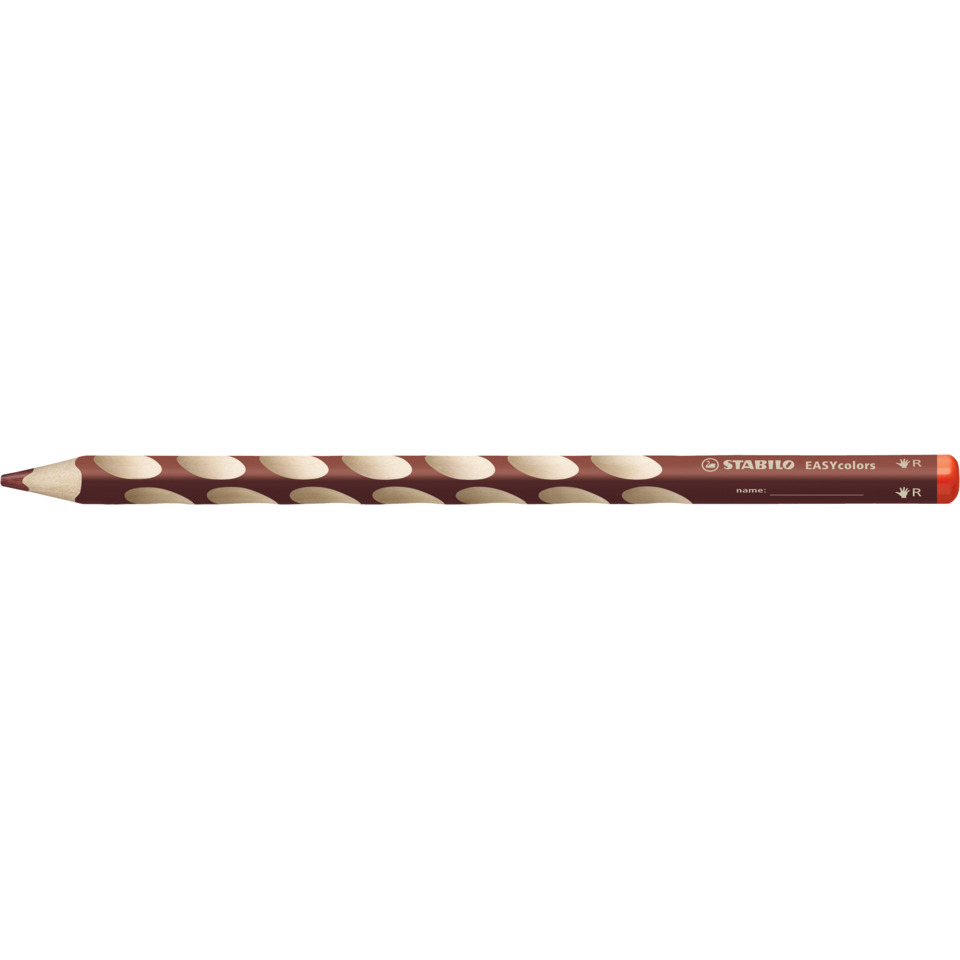 Ergonomischer Buntstift für Rechtshänder - EASYcolors - Einzelstift - hellbraun