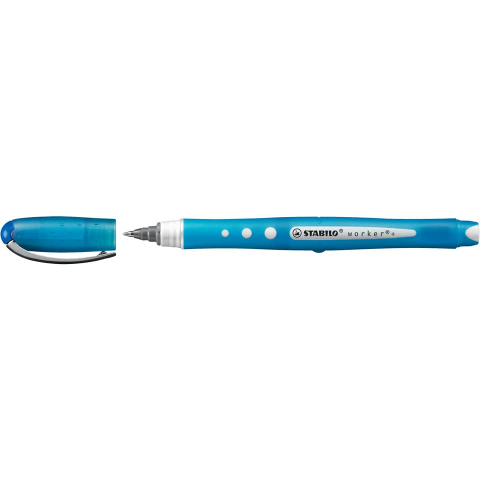Tintenroller - worker+ colorful - medium - Einzelstift - blau