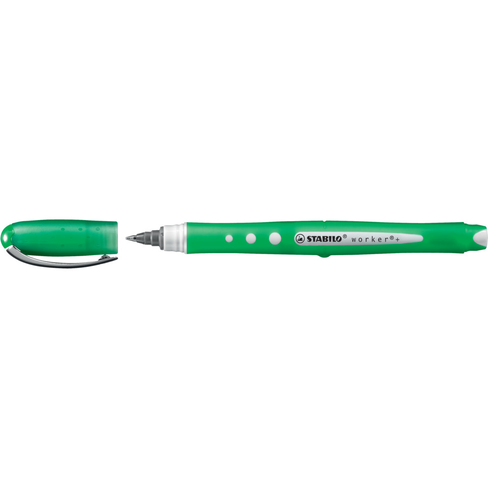 Tintenroller - worker+ colorful - medium - Einzelstift - grün
