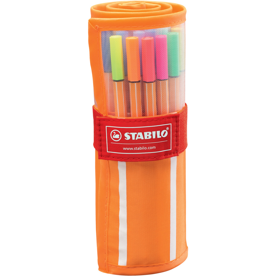 Fineliner point 88® Etui - 30er Rollerset - mit 30 verschiedenen Farben