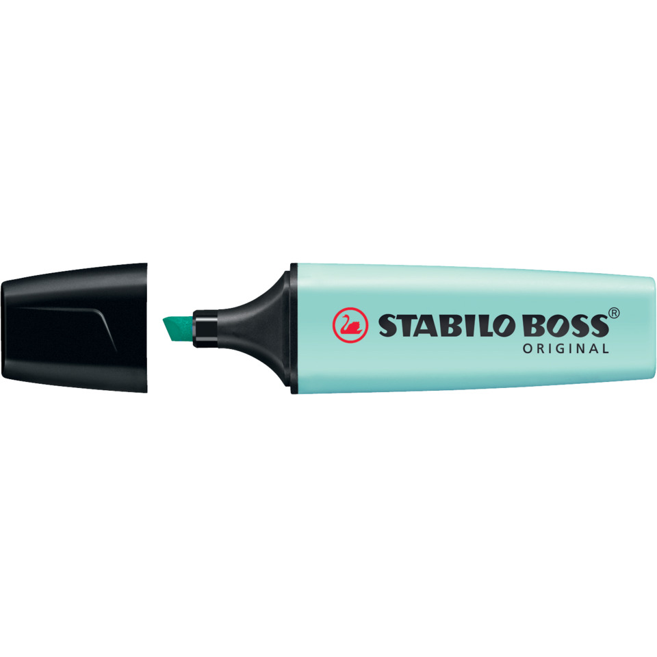 Textmarker - BOSS ORIGINAL Pastel - Einzelstift - zartes Türkis