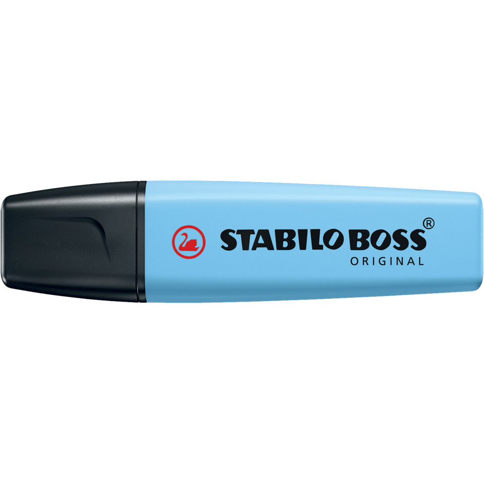 Textmarker - BOSS ORIGINAL Pastel  - Einzelstift - himmlisches Blau