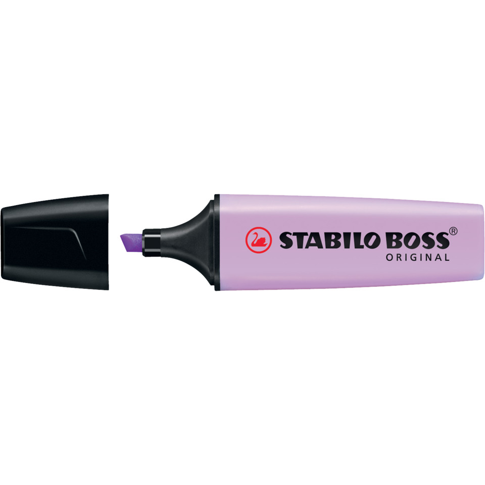 Textmarker - BOSS ORIGINAL Pastel - Einzelstift - Schimmer von Lila
