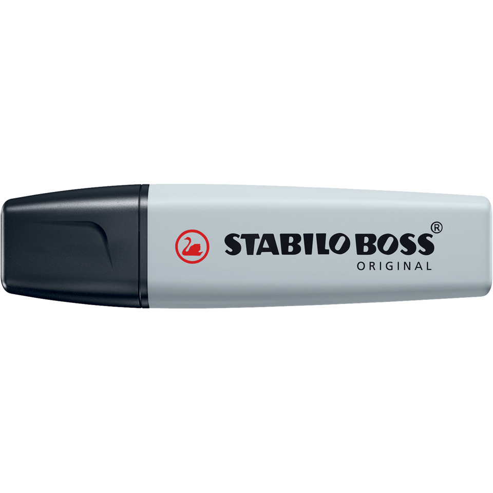 Textmarker - BOSS ORIGINAL Pastel  - Einzelstift - seidengrau