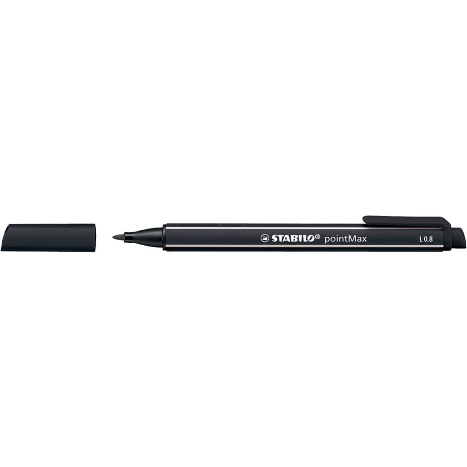 Filzschreiber pointMax - 0,8 mm, schwarz