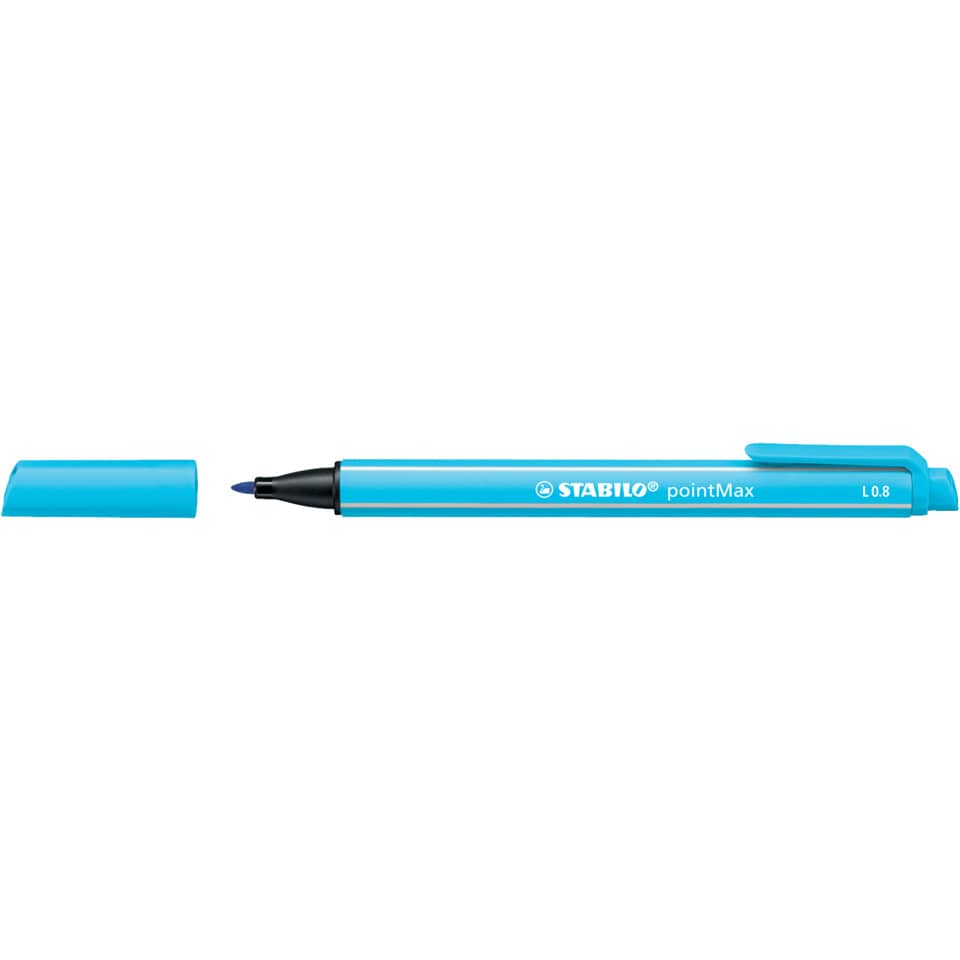 Filzschreiber pointMax - 0,8 mm, azurblau