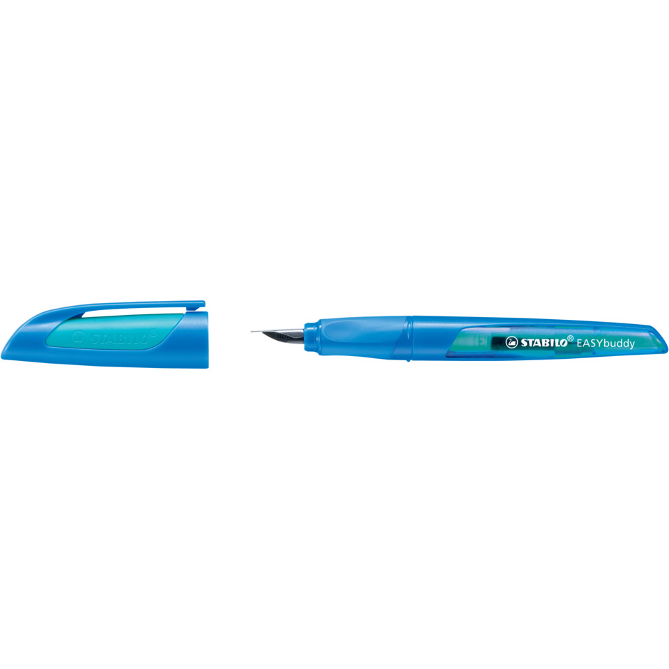 Schulfüller EASYbuddy® - Feder M, dunkelblau/hellblau, inkl. Standardpatrone