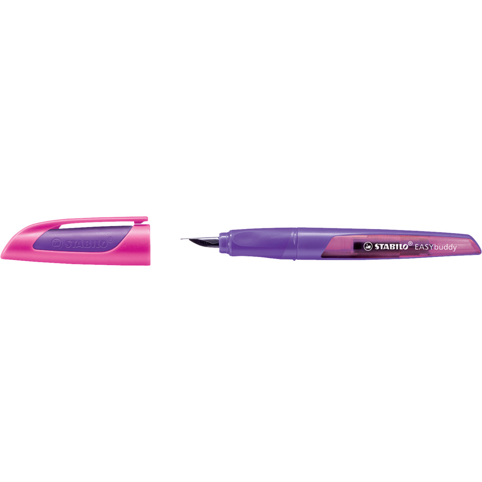 Schulfüller EASYbuddy® - Feder M, lila/magenta, inkl. Standardpatrone