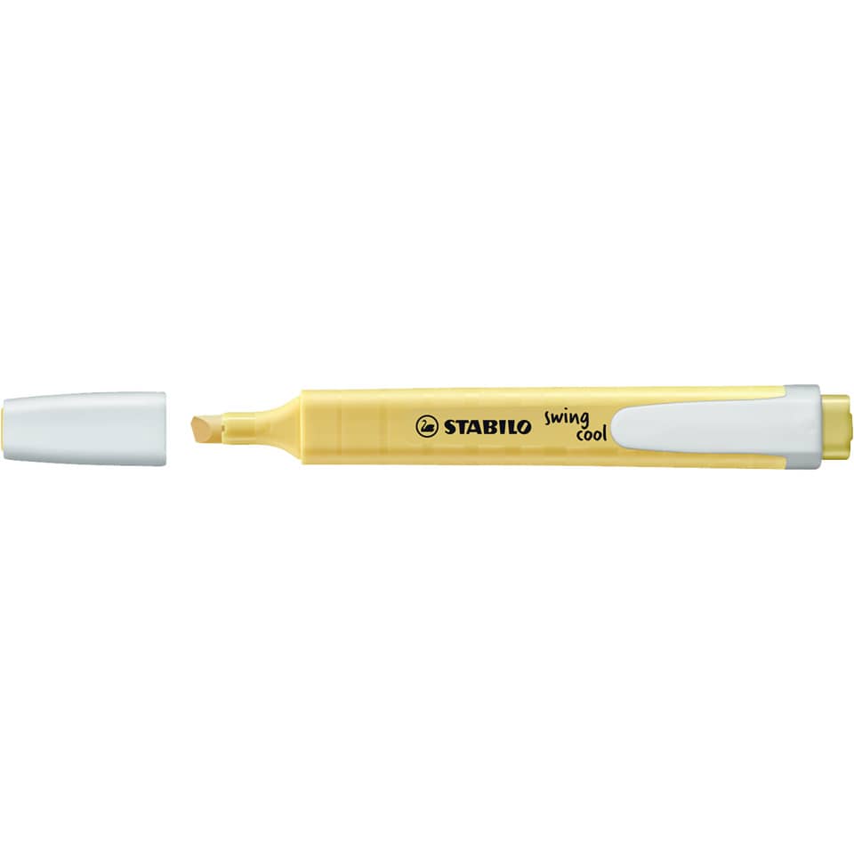Textmarker swing® cool Pastel - pudriges Gelb