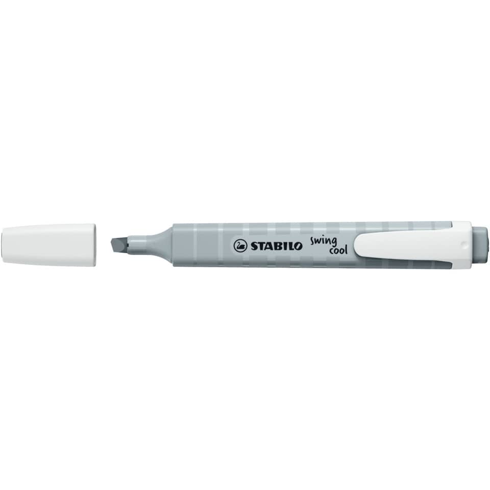 Textmarker swing® cool Pastel - seidengrau