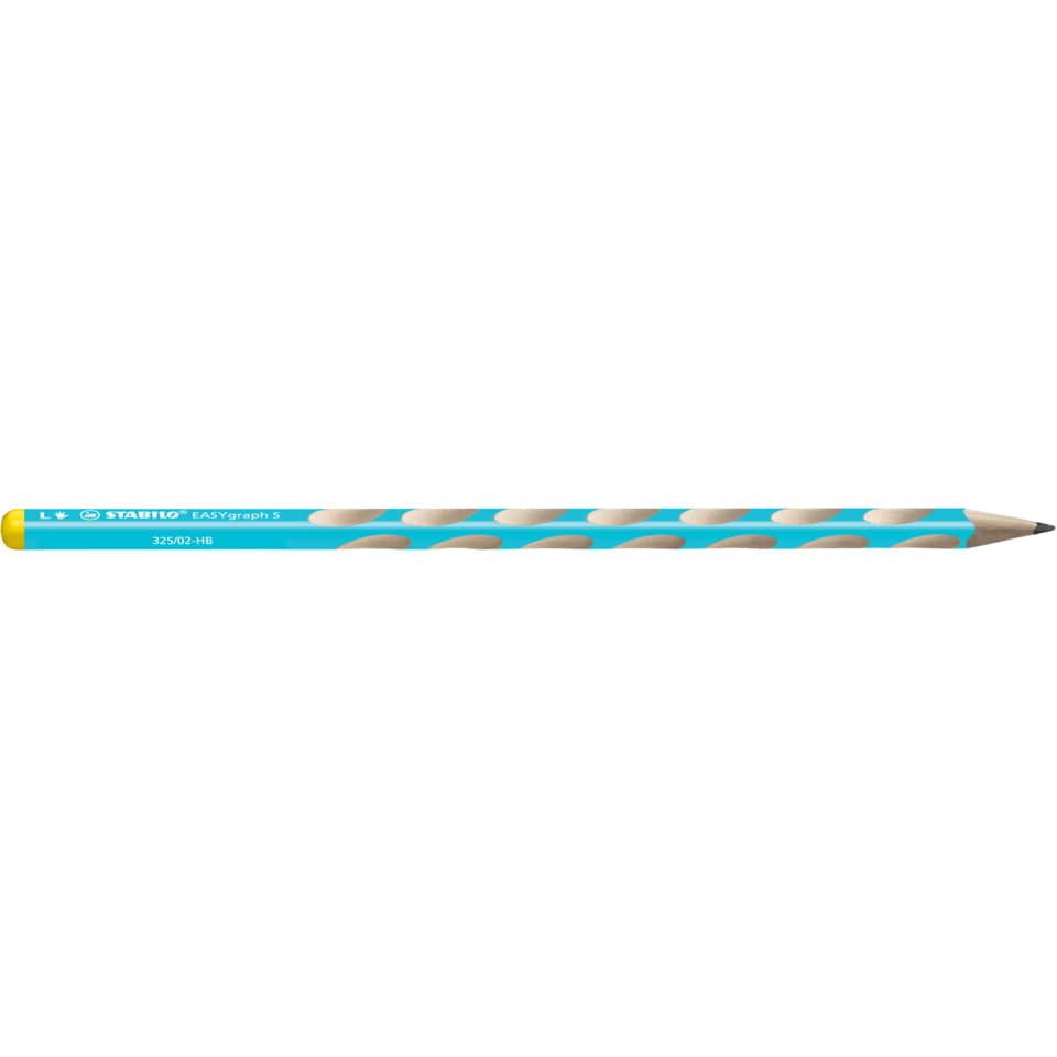 Schmaler Dreikant-Bleistift für Linkshänder - EASYgraph S in blau - Einzelstift - Härtegrad HB