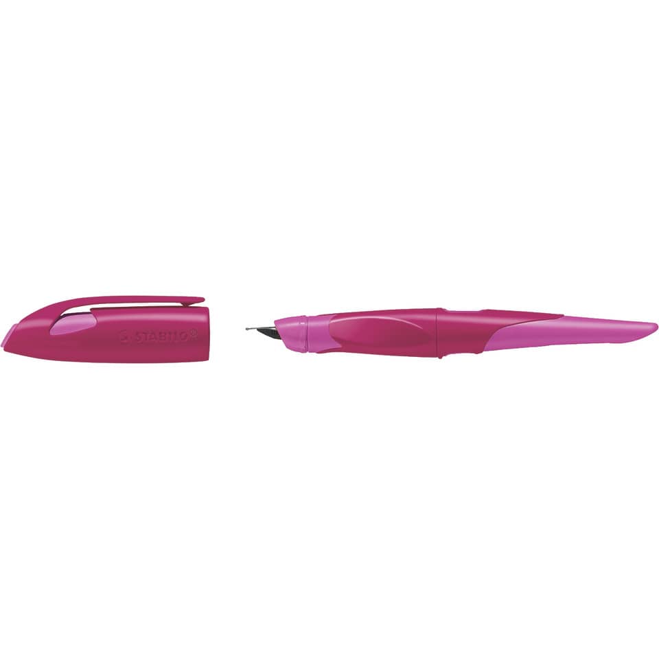 Schulfüller EASYbirdy® - Rechtshänder Feder A, beere/pink, inkl. Patrone