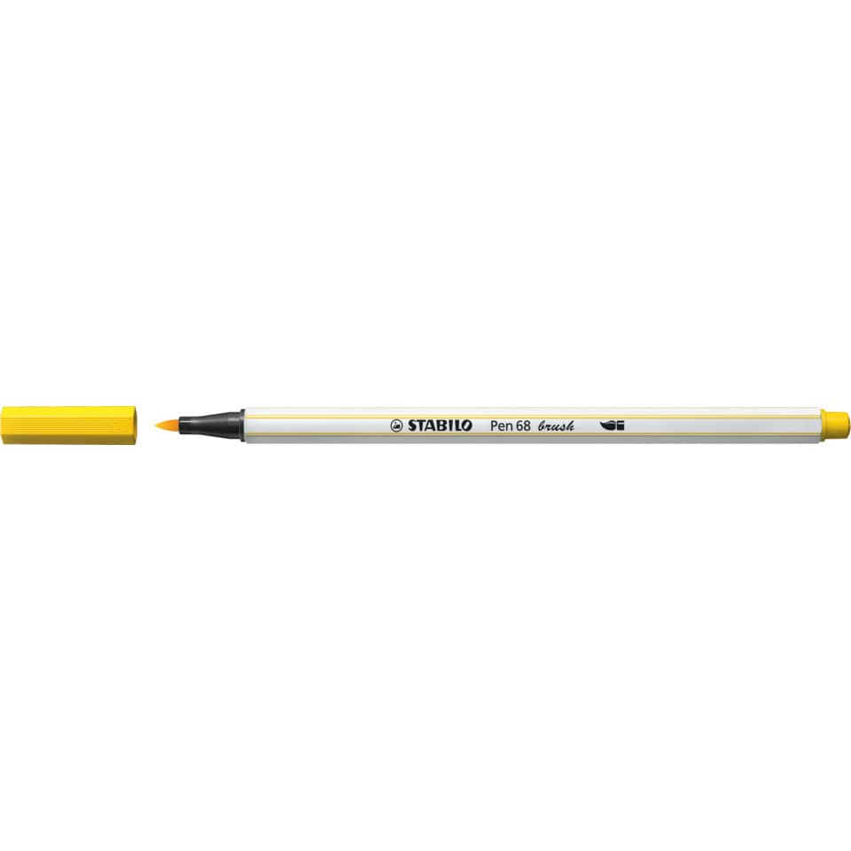 Premium-Filzstift Pinselspitze Pen 68 brush - Einzelstift - gelb