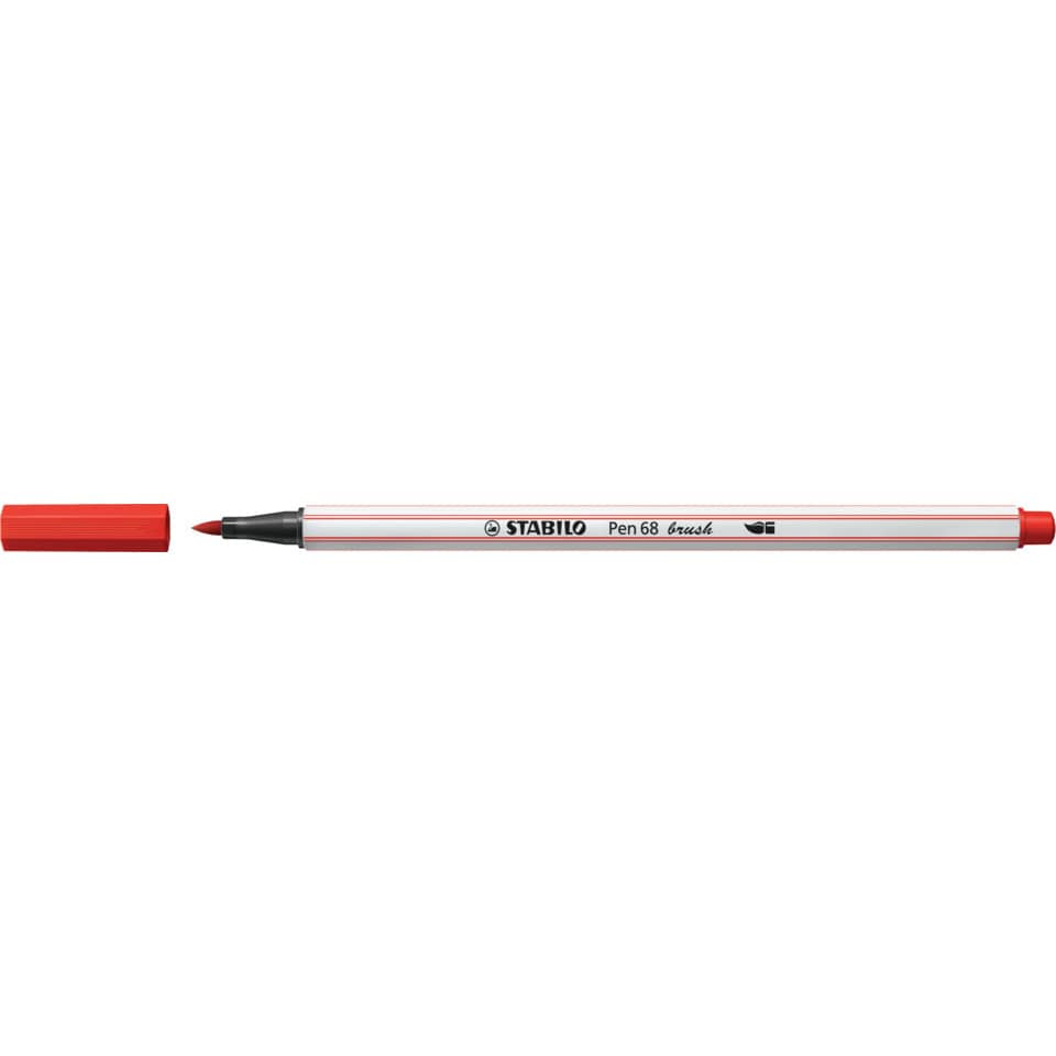 Premium-Filzstift Pinselspitze Pen 68 brush - Einzelstift - carminrot
