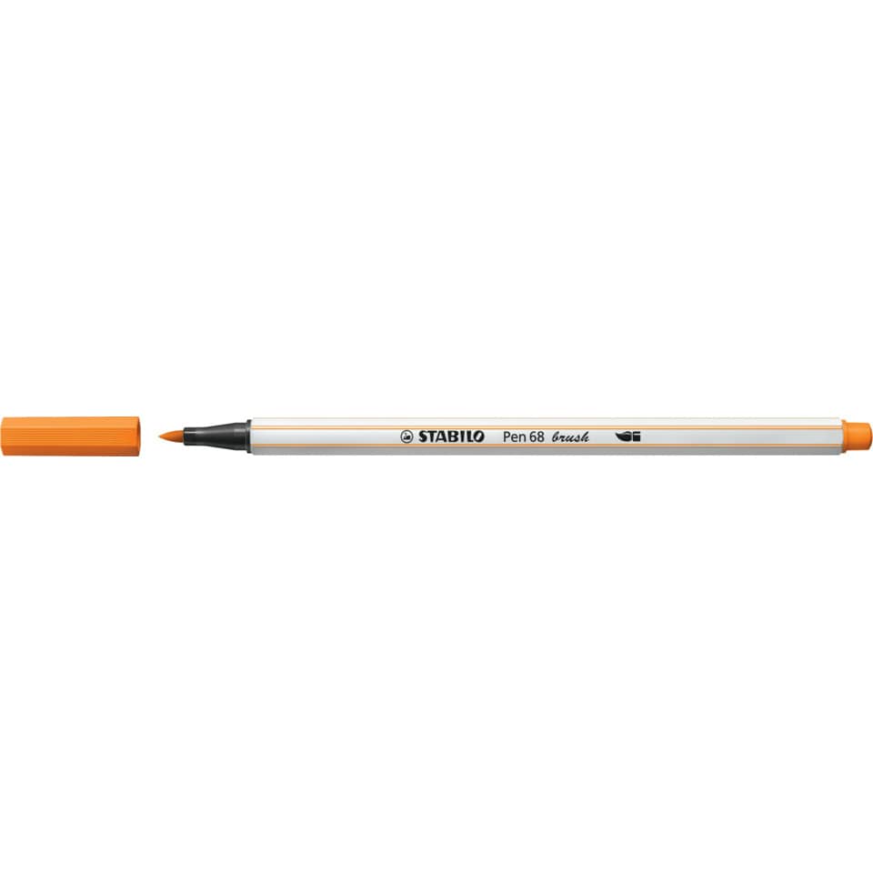 Premium-Filzstift Pinselspitze Pen 68 brush - Einzelstift - orange