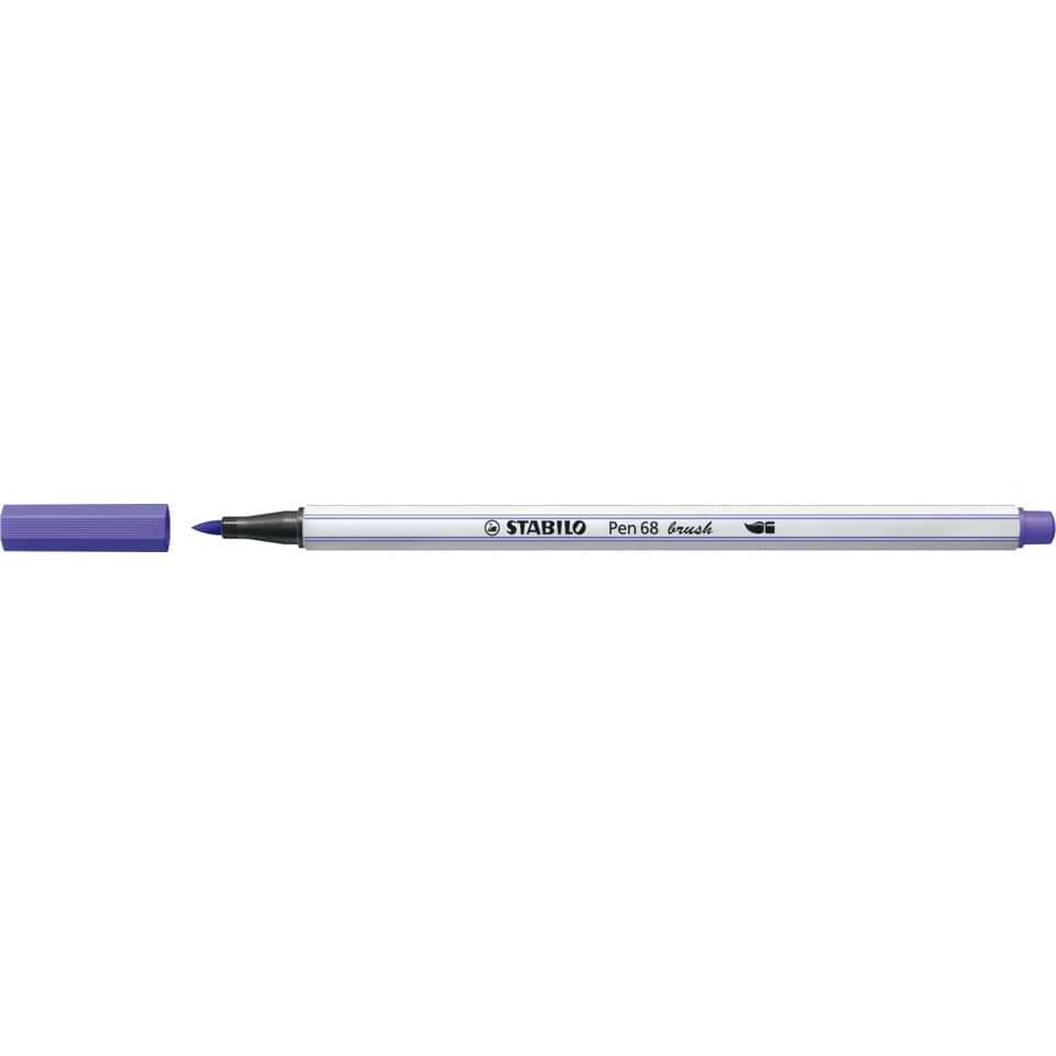 Premium-Filzstift Pinselspitze Pen 68 brush - Einzelstift - violett
