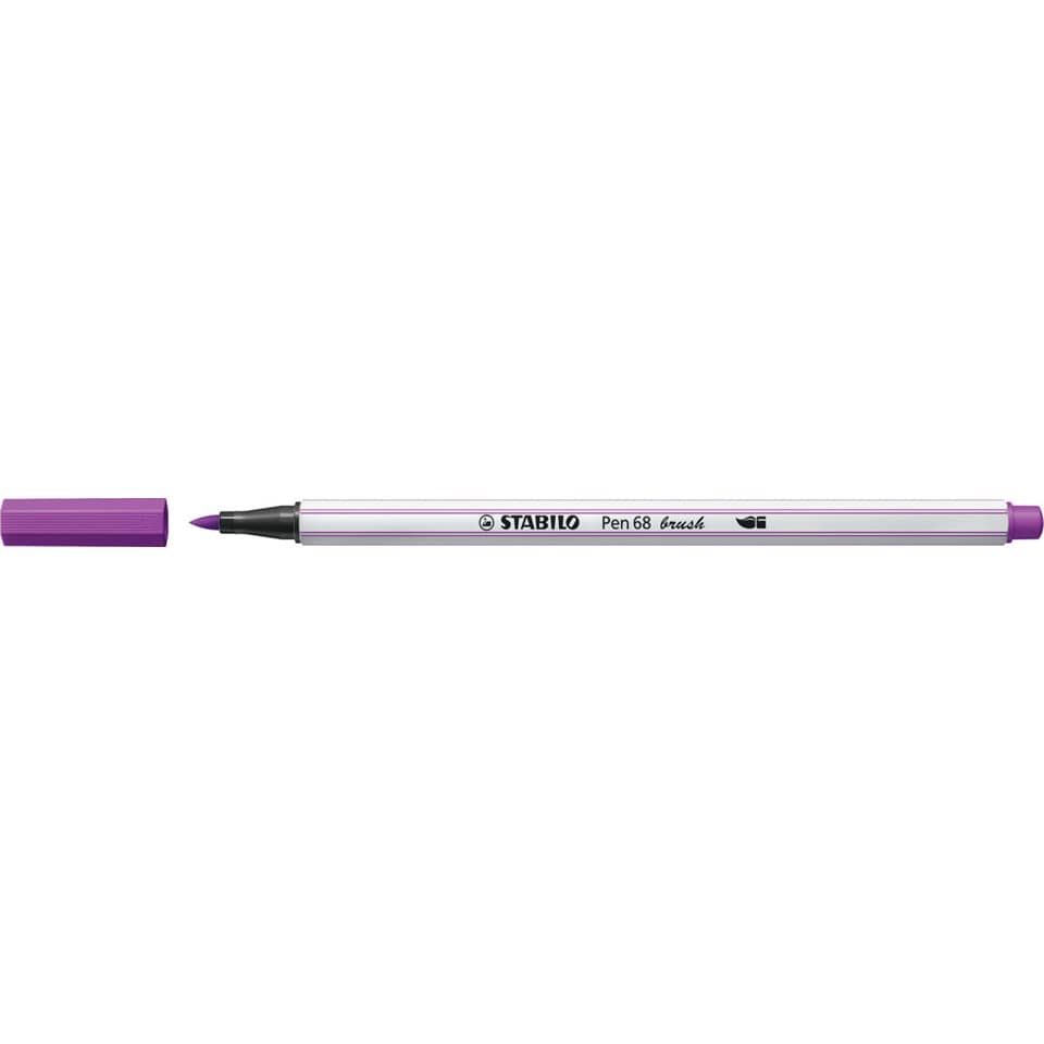 Premium-Filzstift Pinselspitze Pen 68 brush - Einzelstift - lila