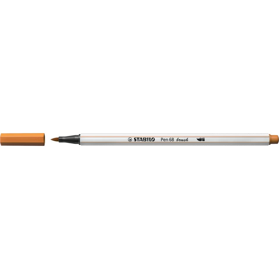 Premium-Filzstift Pinselspitze Pen 68 brush - Einzelstift - ocker dunkel