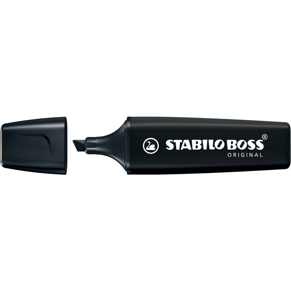 Textmarker BOSS® ORIGINAL NatureCOLORS - schwarz