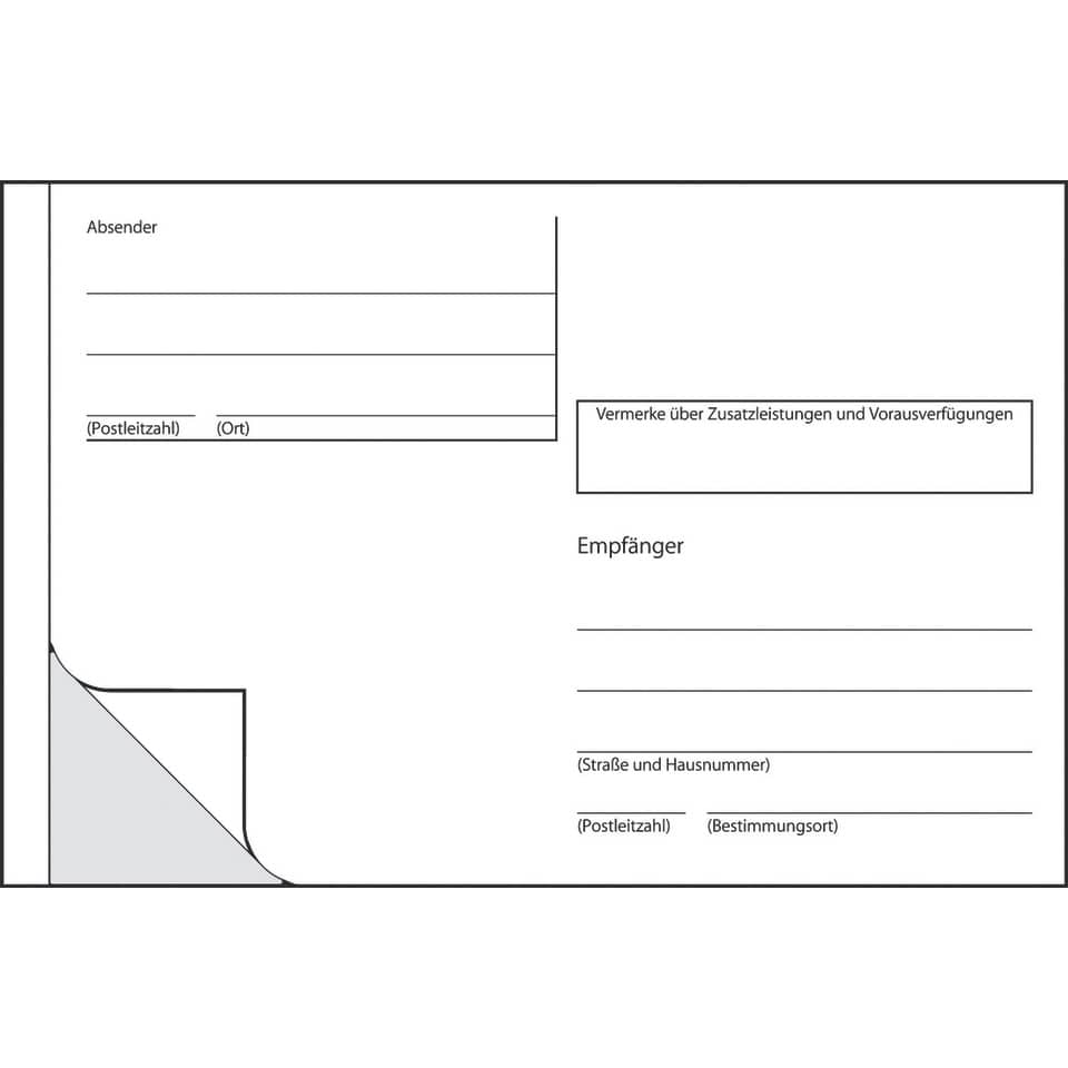 Adress-Aufkleber - lose, selbstklebend, 140x97 mm, 100 Stück