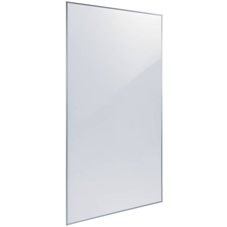 Whiteboard agiles Meet up - 90 x 180 cm, Metall, Rahmen silber
