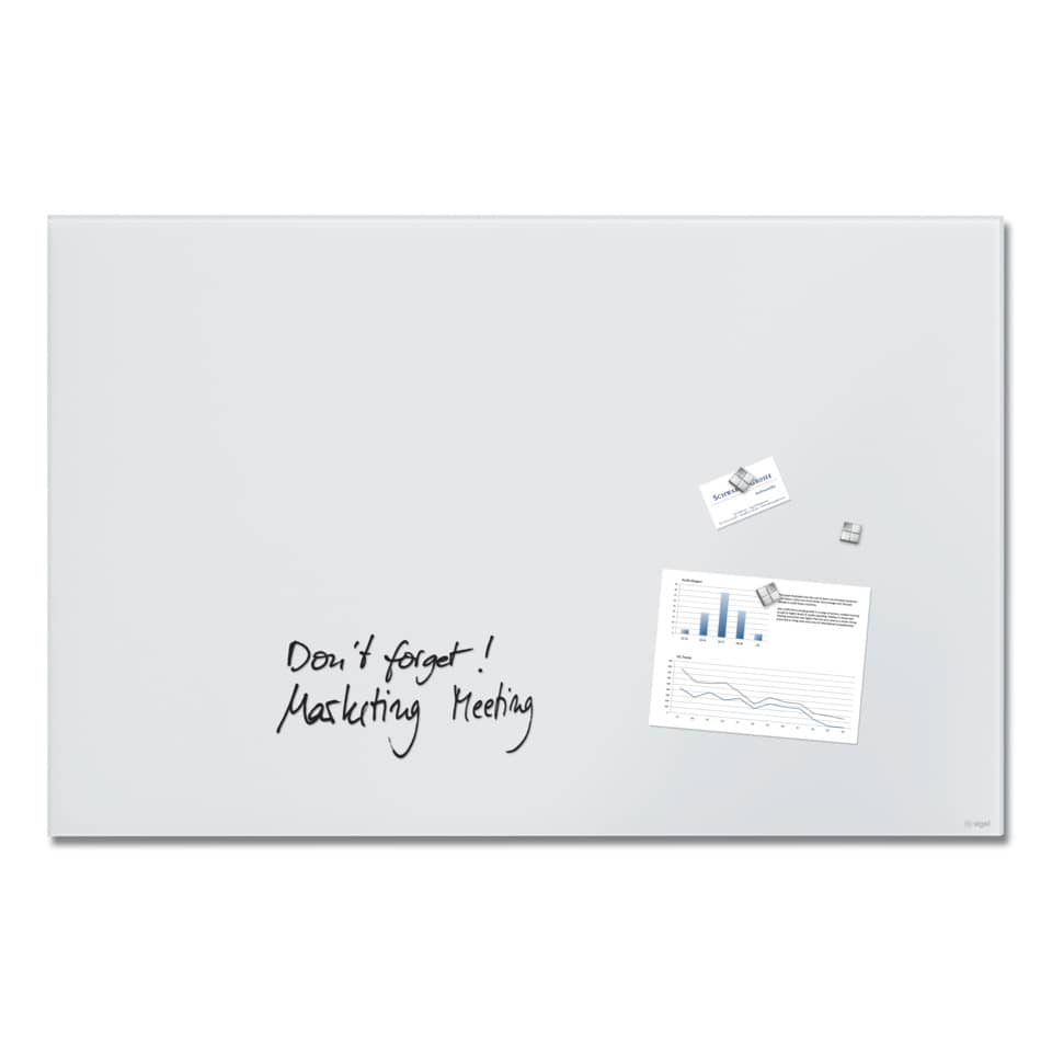 Glas-Magnetboard Artverum matt - super-weiß, 100 x 65 cm