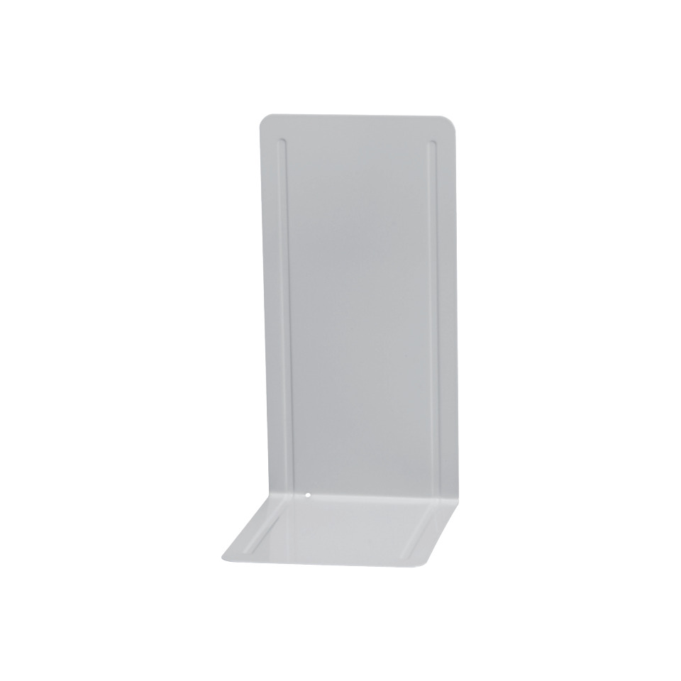 Buchstütze Registraturstützen, metall, 120 x 240 x 140 mm, grau, 2 Stück