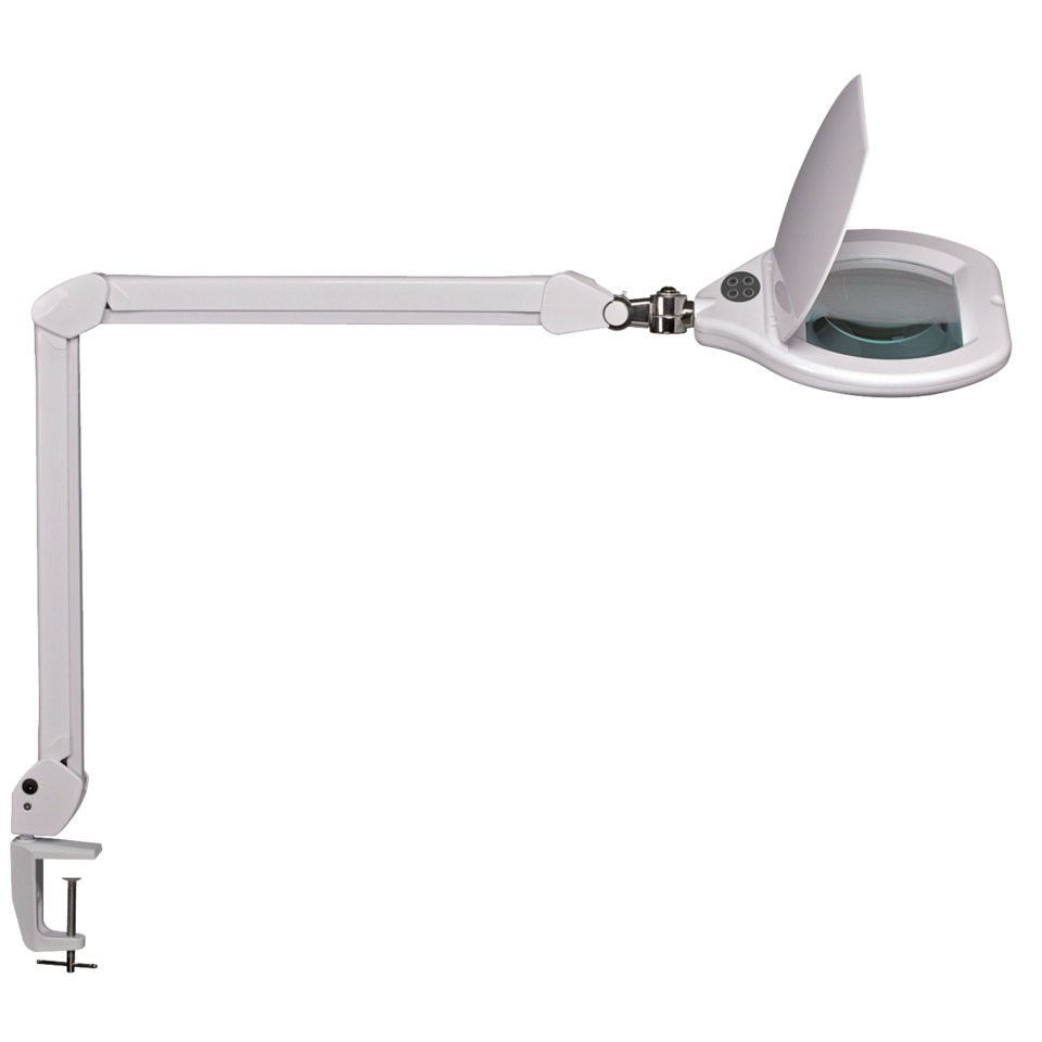 LED-Lupenleuchte MAULcrystal - dimmbar, weiß