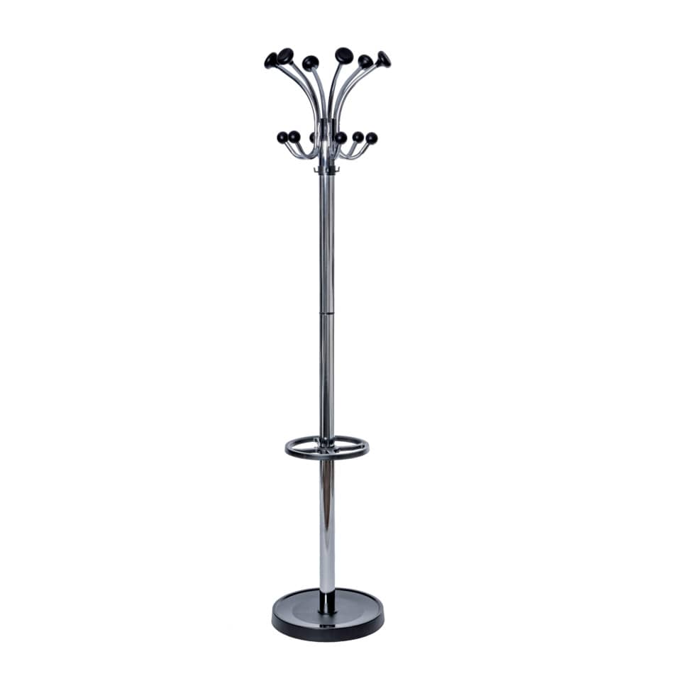 Garderobenständer Nebula - 177,5 cm, silber/schwarz