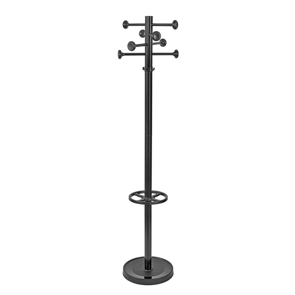 Garderobenständer Grando - 175,5 cm, schwarz