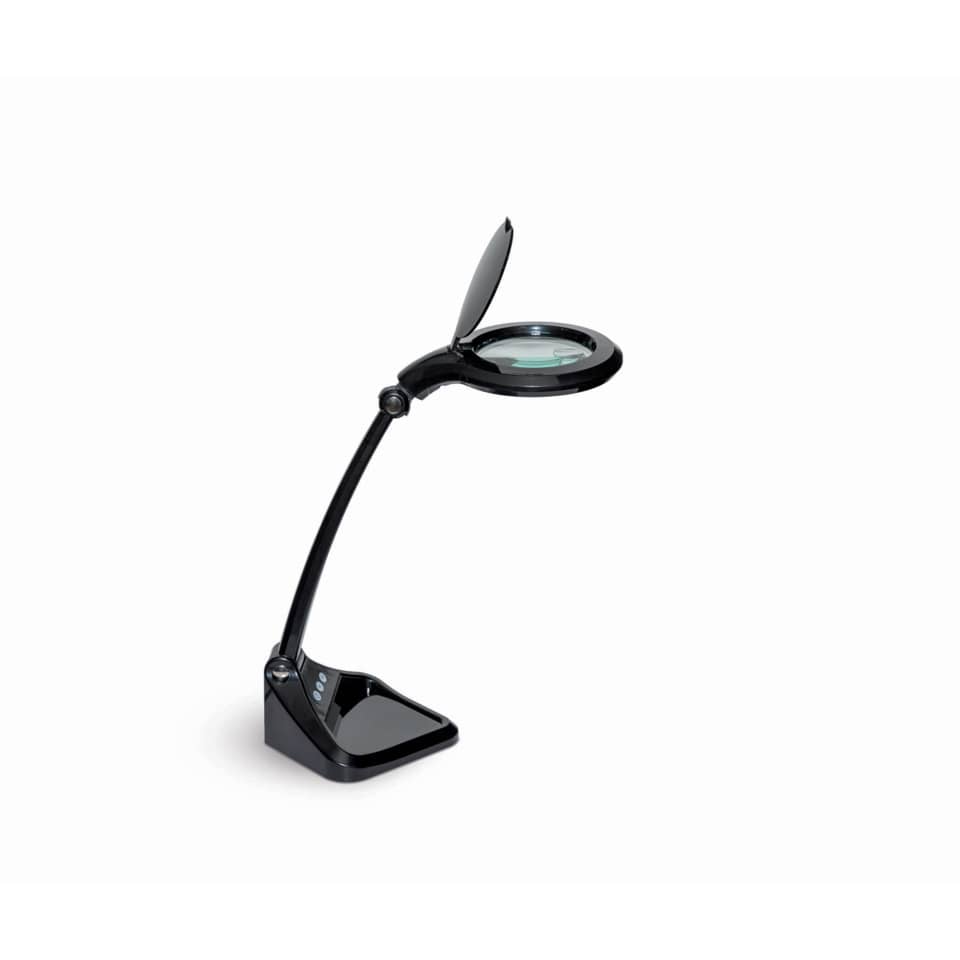 LED-Lupenleuchte iris - dimmbar, schwarz