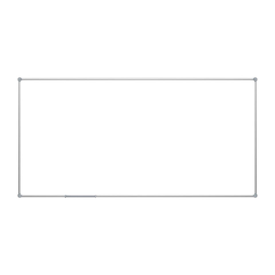 Whiteboard 2000 pro Emaille - 240 x 120 cm, grau, magnethaftend, Wandmontage