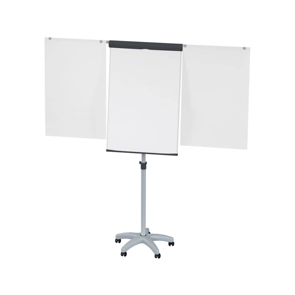 Flipchart standard Sternfuß - 66 x 97 cm, silber