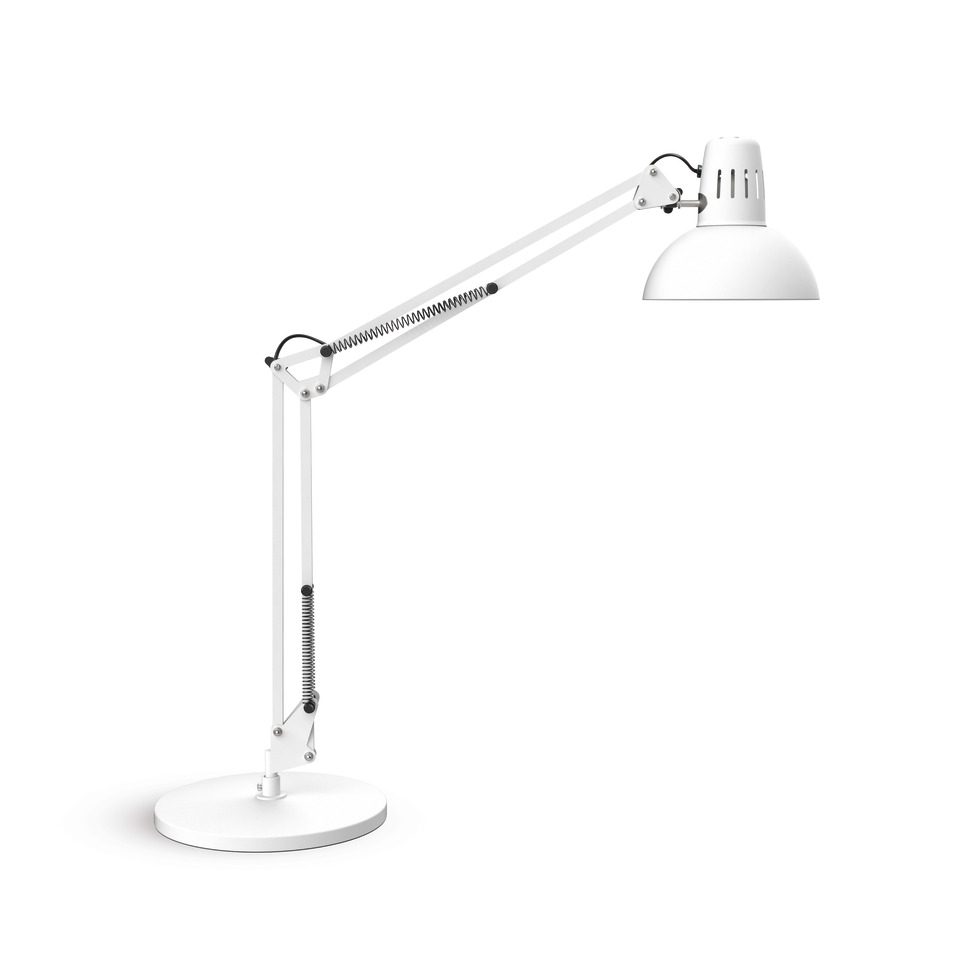LED-Tischleuchte MAULstudy, mit Standfuß inkl. Leuchtmittel E27, weiß