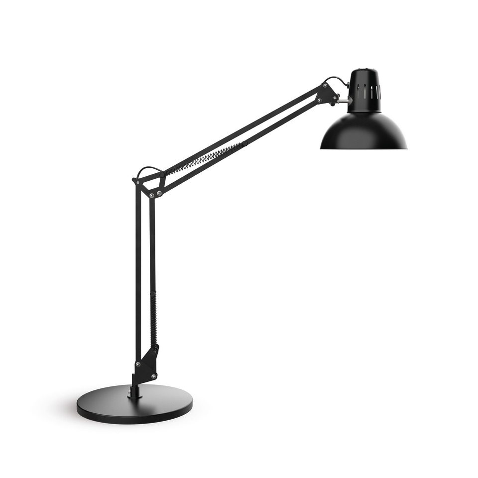 LED-Tischleuchte MAULstudy, mit Standfuß inkl. Leuchtmittel E27, schwarz