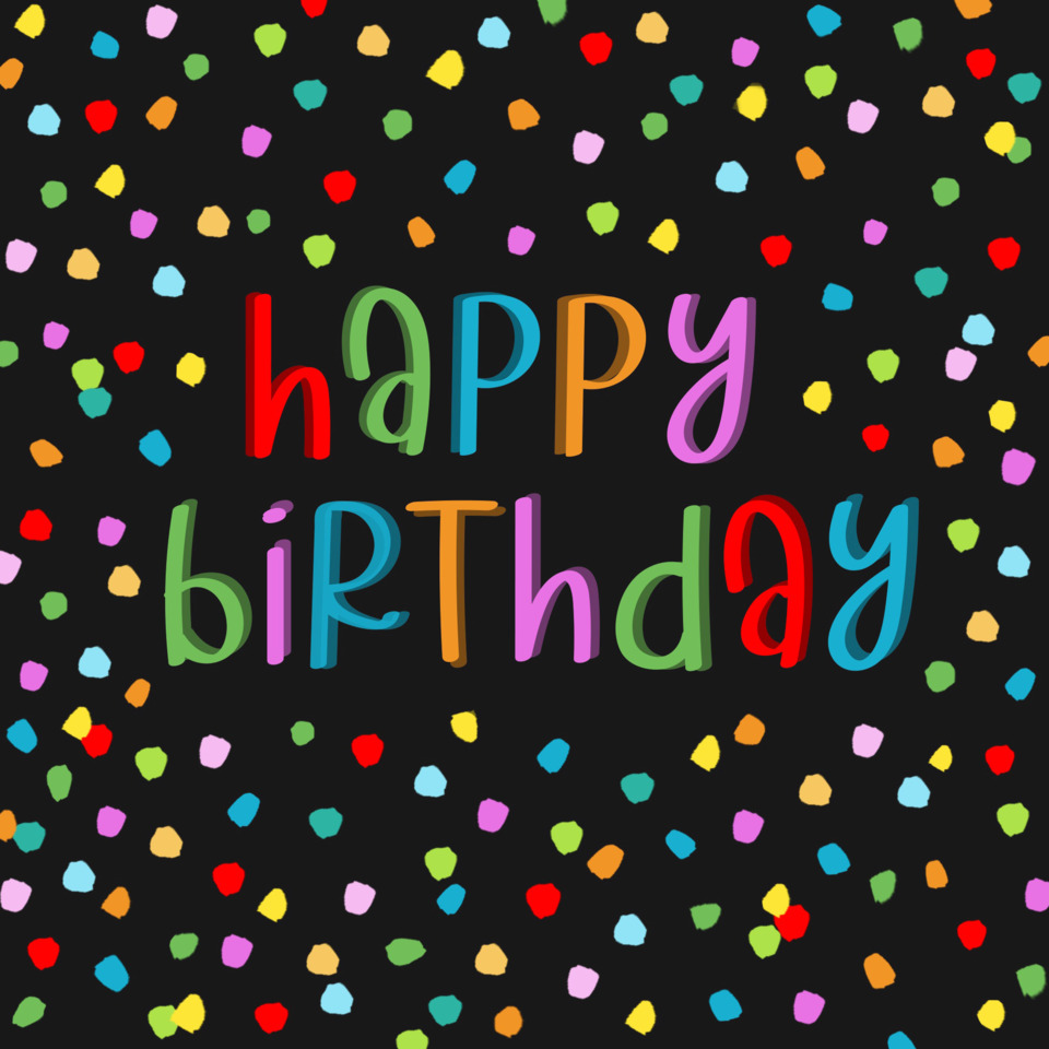 Motivserviette, Happy Birthday, 33 x 33 cm 3-lagig, 20 Stück