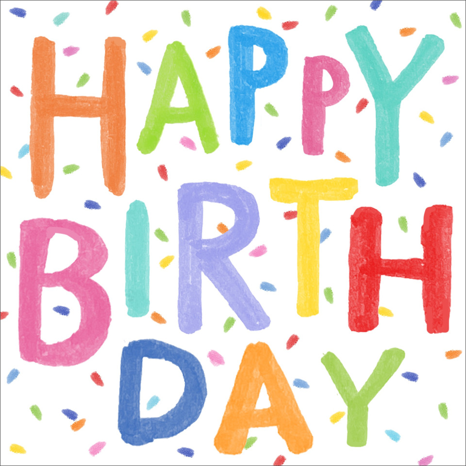 Motivserviette, Happy Birthday, 33 x 33 cm 3-lagig, 20 Stück