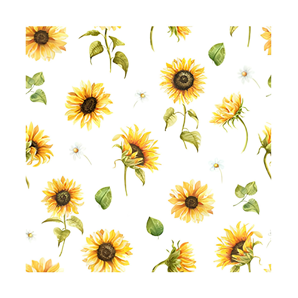 Motivserviette Blütenmeer von Sonnenblumen, 33 x 33 cm, 3-lagig, 20 Stück