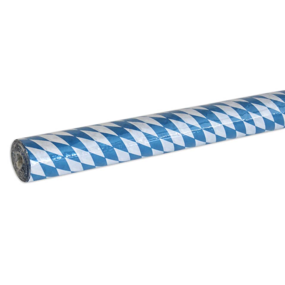 Tischtuchrolle Bayernraute, 1,18 m x 10 m, blau/weiß