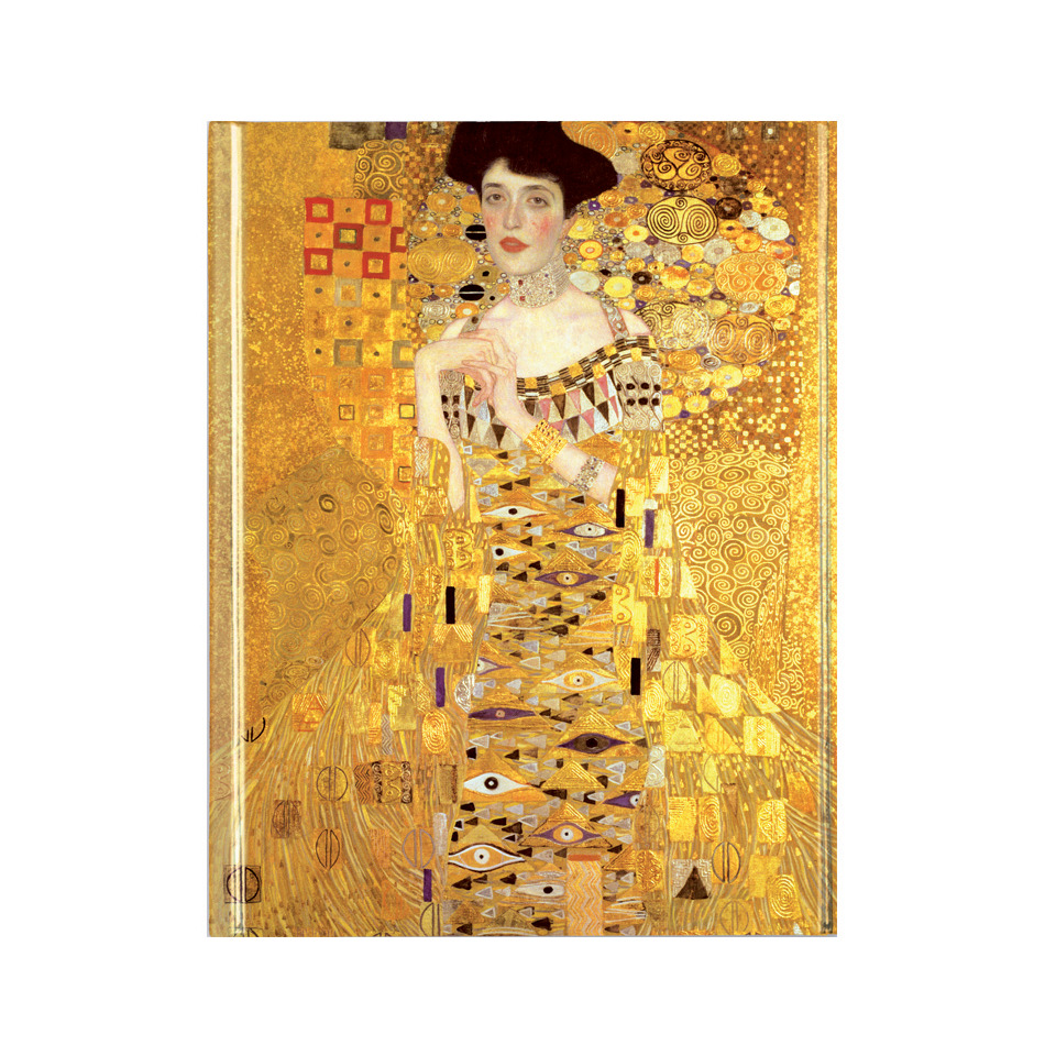 Notizbuch Klimt - Adele Bloch Bauer - A5, liniert, 176 Seiten