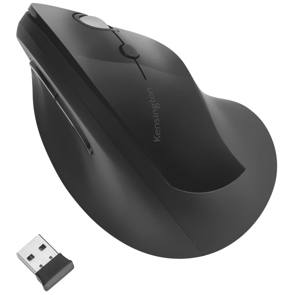 Maus Pro Fit® Ergo - vertikal kabellos schwarz
