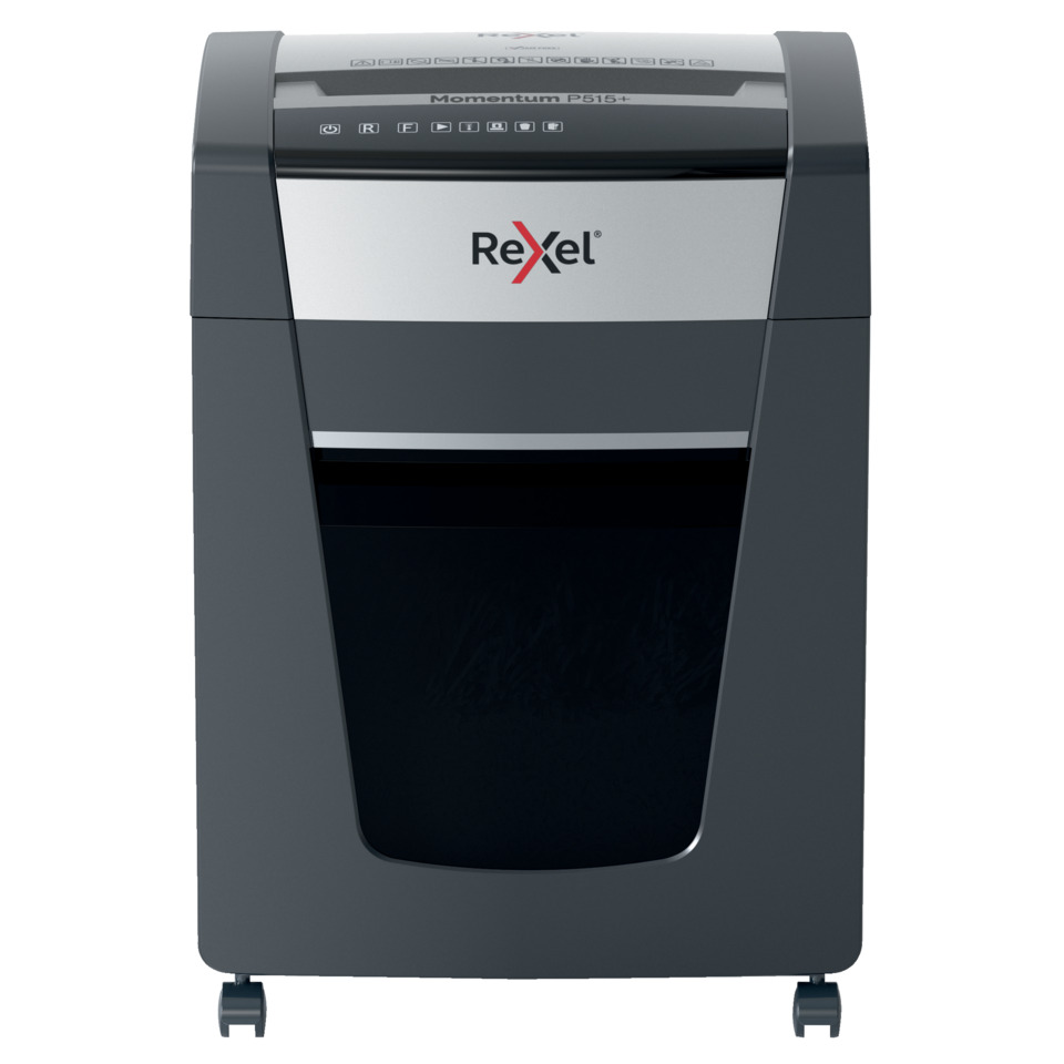 Aktenvernichter Momentum P515+ - P-5 Mikro-Partikelschnitt, 15 Blatt, schwarz