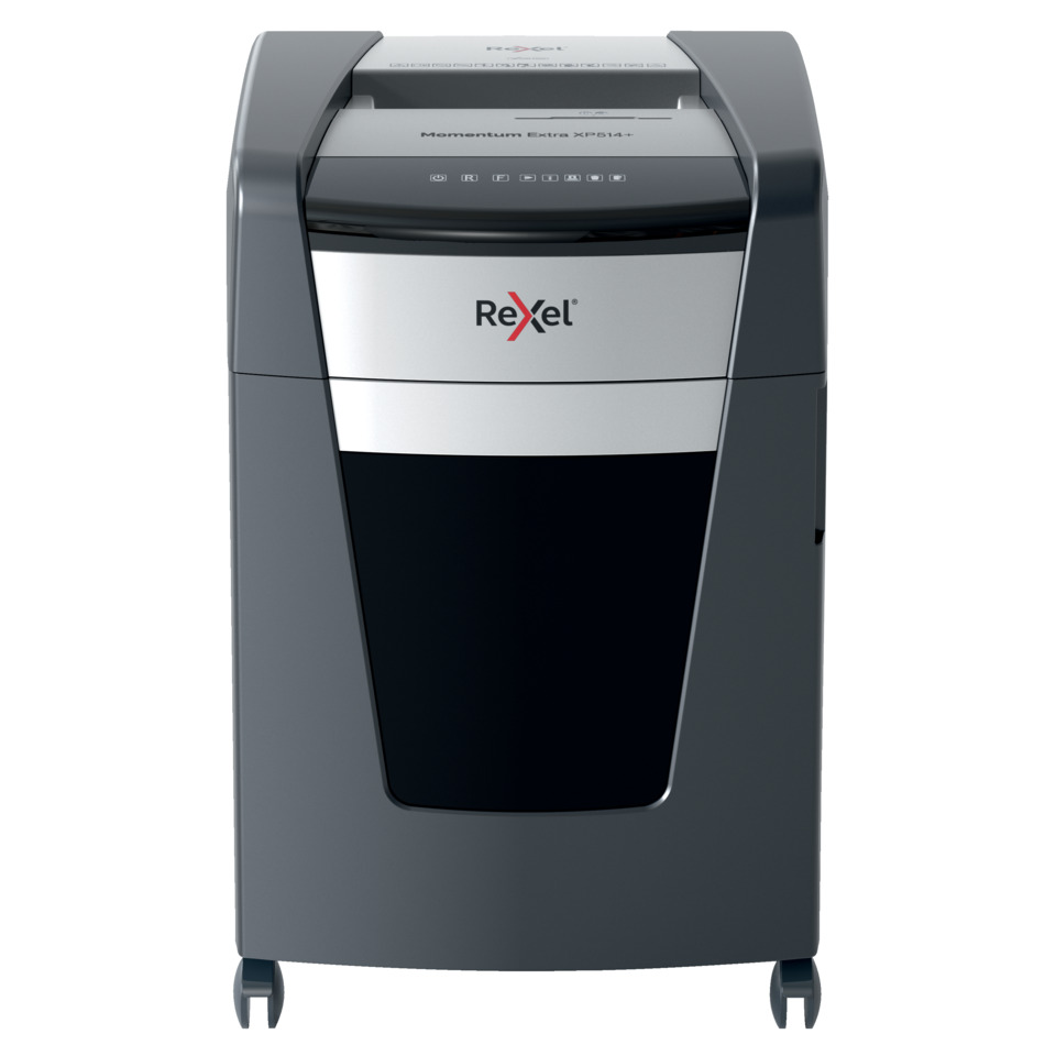 Aktenvernichter Momentum Extra XP514+ - P-5 Mikro-Partikelschnitt, 14 Blatt, schwarz