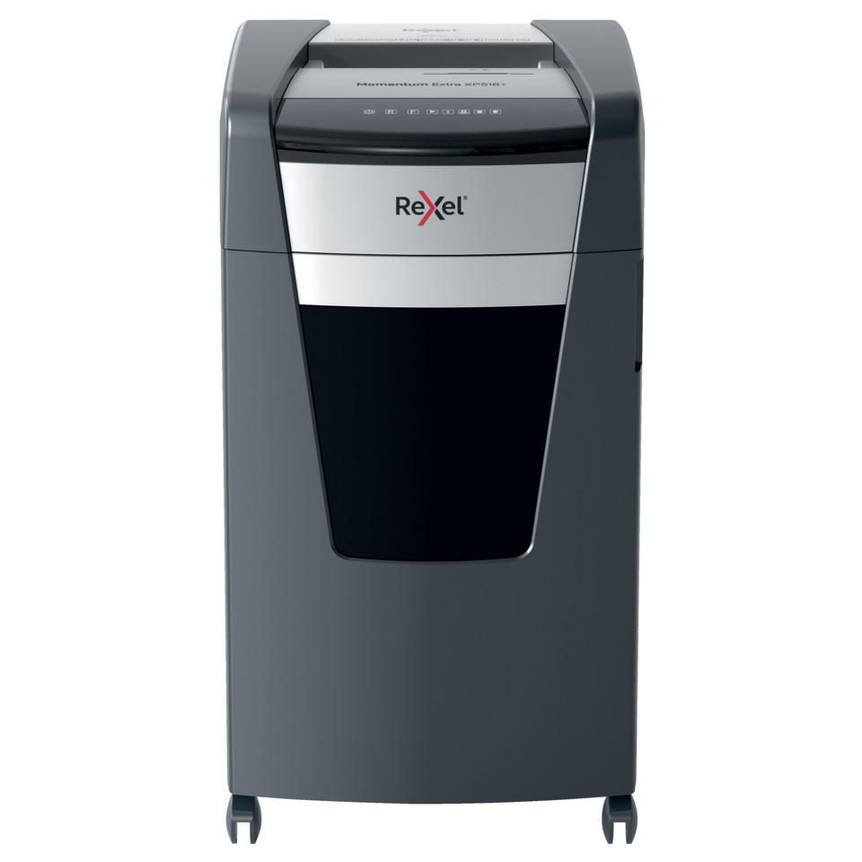 Aktenvernichter Momentum Extra XP516+ - P-5 Mikro-Partikelschnitt, 16 Blatt, schwarz