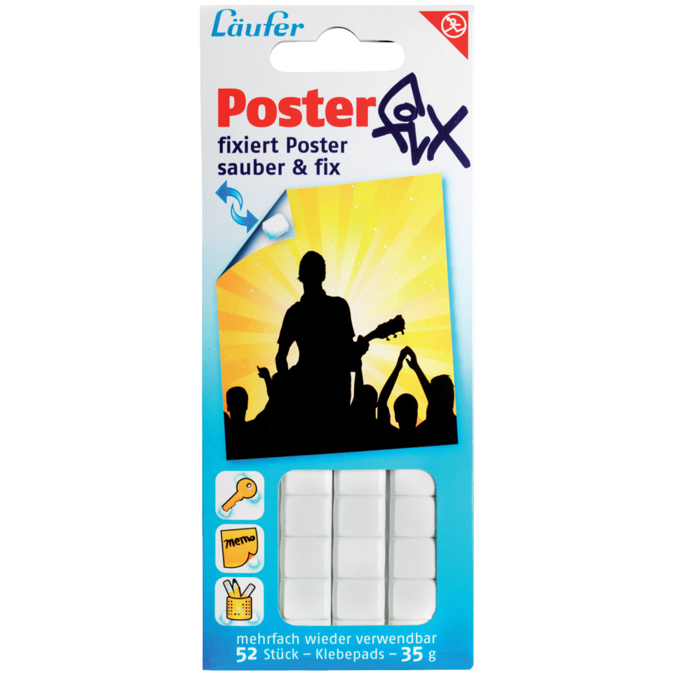 Posterfix Klebepads - 52 Stück