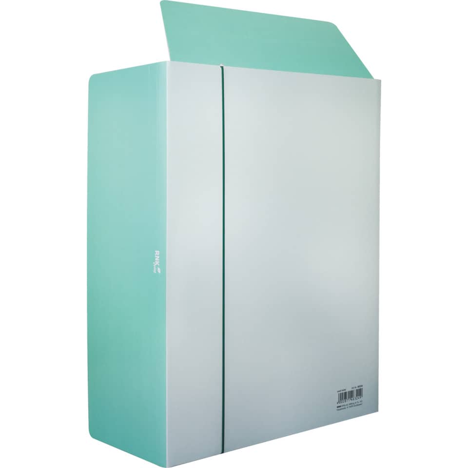 Zeichenmappe cool mint - A4, 3 Klappen mit Gummizug, Karton