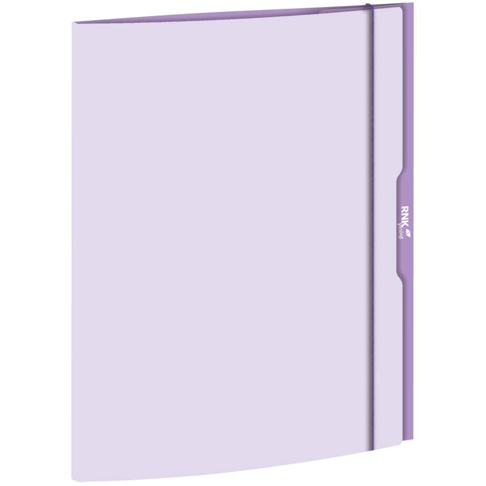 Zeichenmappe frosty berry - A4, 3 Klappen mit Gummizug, Karton