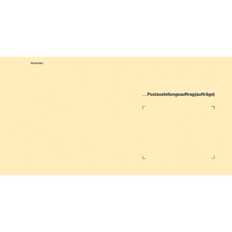 Zustellungsumschlag äußerer 235 x 125 mm - ohne Sichtfenster, 80g/qm