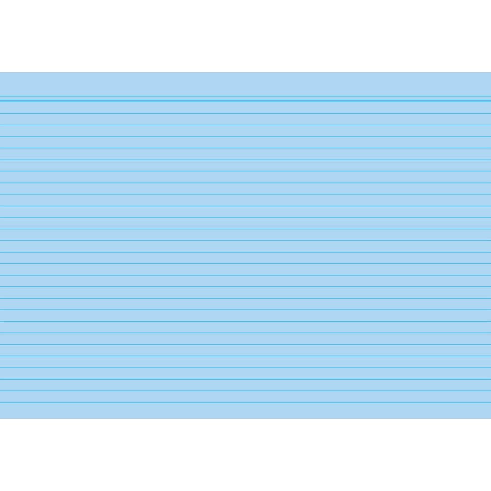 Karteikarten - DIN A5, liniert, blau, 100 Karten