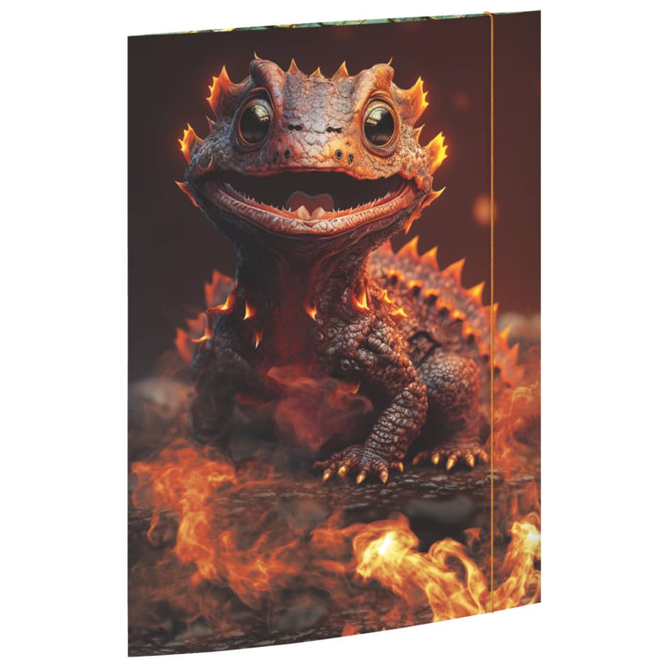 Gummizugmappe - A3, Dragon